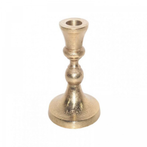 CANDELABRO ALLUM. H18-raw gold G-4871M