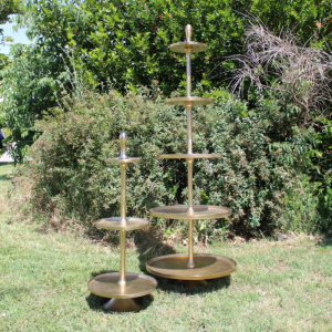 ALZATA ALLUM. ORO 5 PIANI H172CM