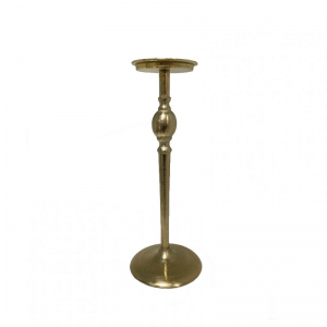 CANDELABRO ALLUMINIO H55 - raw gold