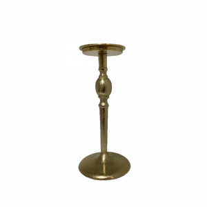CANDELABRO ALLUMINIO H33 - raw gold