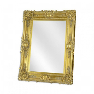 SPECCHIO ORO est.H122,5X92/int90x60cm