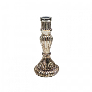 CANDELABRO mercury d9 h20 -pink/gold