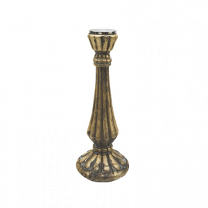 CANDELABRO mercury d11,5h30,5 -ant gold