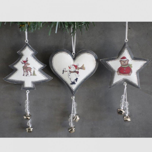 CUORE/ALBERO/STELLA C/BUBBOLI CM 10
