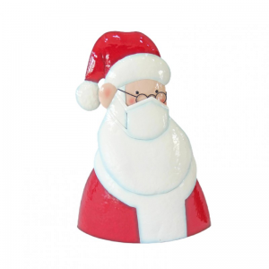 BABBO NATALE METALLO 38X14 H56 CM