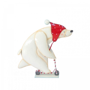 ORSO METALLO 48X11 H49,5 CM