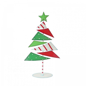 ALBERO METALLO 42,5X13 H75 CM -green/red