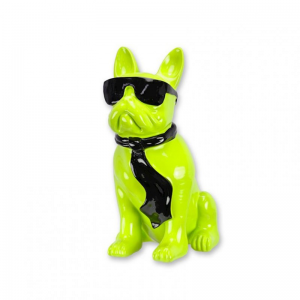 BULLDOG RESINA C/OCCHIALI H40 - green