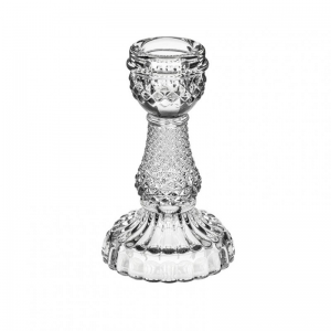 CANDELABRO VETRO D6,5 H10,5 CM