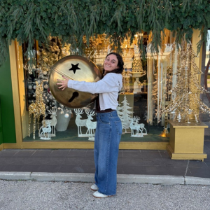 BUBBOLO GIGANTE METALLO D62 H72,5 -gold