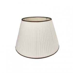 CAPPELLO LAMPADA 45X27 H26 avorio/marro