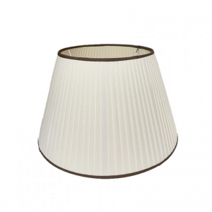 CAPPELLO LAMPADA 50X30 H28 avorio/marron