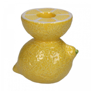 PORTACANDELA LIMONE TERRAC.10X7XH10-yell