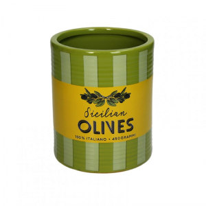 VASO LATTA OLIVE CERAMICA D13 H15,3