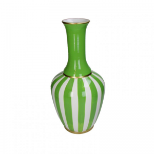 VASO PORCELLANA D22 H44cm - verde