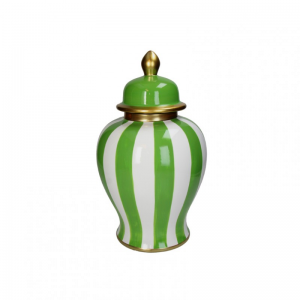 VASO PORCELLANA D22 H39cm - verde