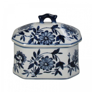 BOX PORCELLANA 16,5X11,5X15,5cm -blue