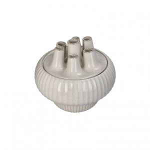 VASO TUBE CERAMICA D29 H25,5cm - white