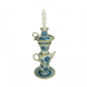 CANDELABRO PORC. TEIERA 15,2X14,8X33,5cm