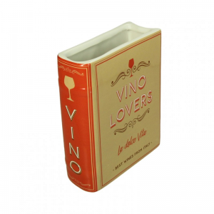 VASO LIBRO PORCELLANA 14,4X5,5X18,2cm-be