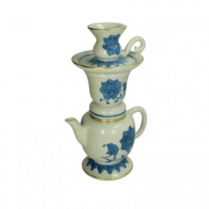 CANDELABRO PORC. TEIERA 23X16X36,5cm