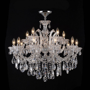 LAMPADARIO 15L-kg17 80 H65 crome-glass