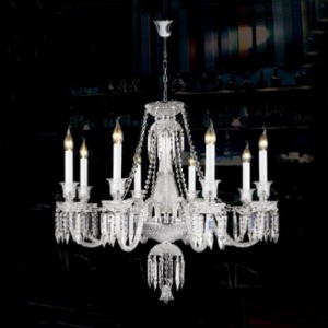 LAMPADARIO 8L-Kg 12 D80 H80 - crome