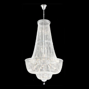 LAMPADARIO 20LUCI 80XH150CM chrome frame