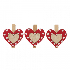 MOLLETTE CUORE 4,5x4cm 9pz