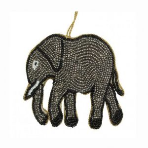 ELEFANTE C/PERLINE D'APP H10CM -sc50%