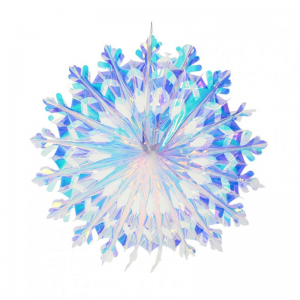 FIOCCO NEVE PLAST.DA APP.D45CM-iridescen