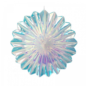 FIOCCO NEVE PLAST.DA APP.D45CM-iridescen