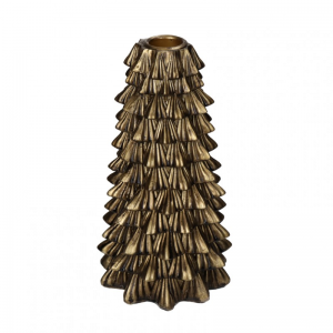CANDELABRO ALBERO 10,5X10,5X18 cm - gold