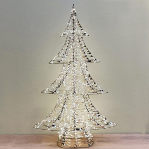 ALBERO LUCI 2400led 151x36 H210cm -gold