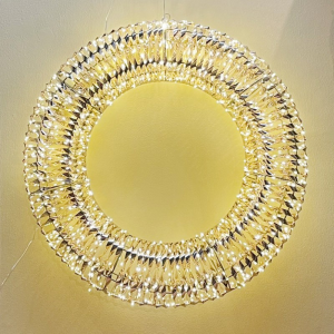 CORONA LUCI 960LUCI DM70cm -gold