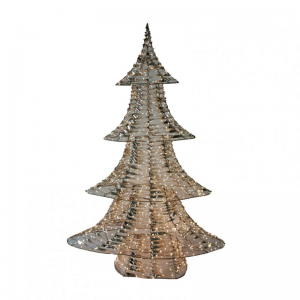 ALBERO LUCI 2400led 151x36 H210cm -gold