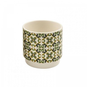 VASO MAIOLICA D10 H10 cm - verde