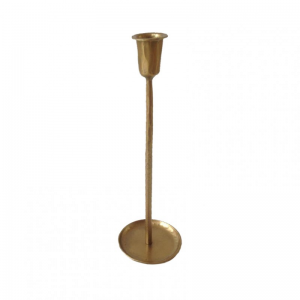 CANDELABRO FERRO D10 H30,5-brass antique