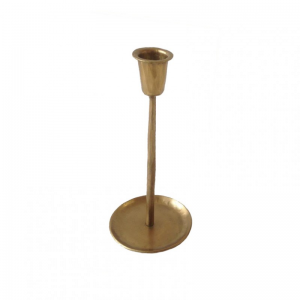 CANDELABRO FERRO D10 H22,5-brass antique