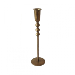 CANDELABRO FERRO D8 H29 - brass antique