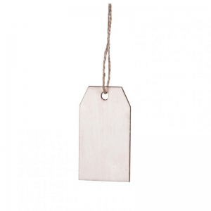 CARD LEGNO 24pz 5X3cm - natural