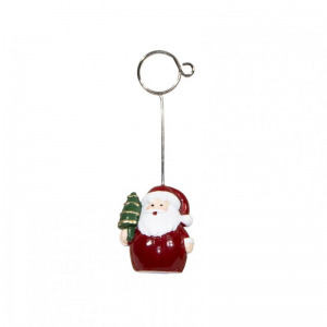 SEGNAPOSTO BABBO NATALE 4X H11cm