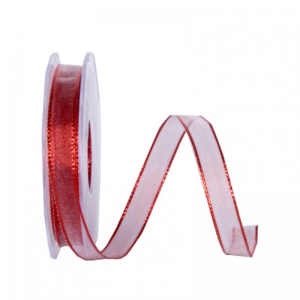 N/VELO RASO BORDI 15MM 25MT -rosso