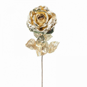 ROSA SINGOLA ORO H65 CM FN