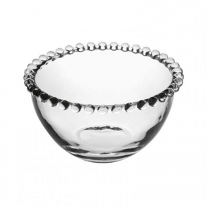 COPPETTA VETRO BORDO MARBLE D13,5 H7,2cm
