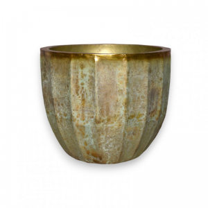 VASO ALLUMINIO 84XH70 - patina brass