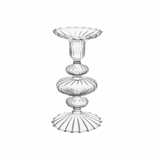 CANDELABRO VETRO D9 H16,5cm