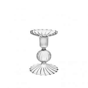 CANDELABRO VETRO D9 H10,5cm