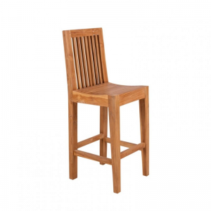 SGABELLO TEAK Byon 45X43,5 H120cm -natur