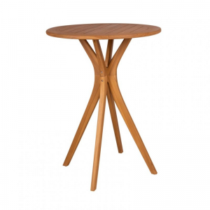 TAVOLO BAR IN LEGNO Vespucci D80 H106cm